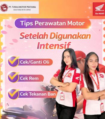 Perawatan Rutin Jadi Kunci Performa Motor Tetap Optimal